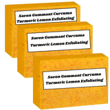 savon gommant curcuma citron teint lumineux